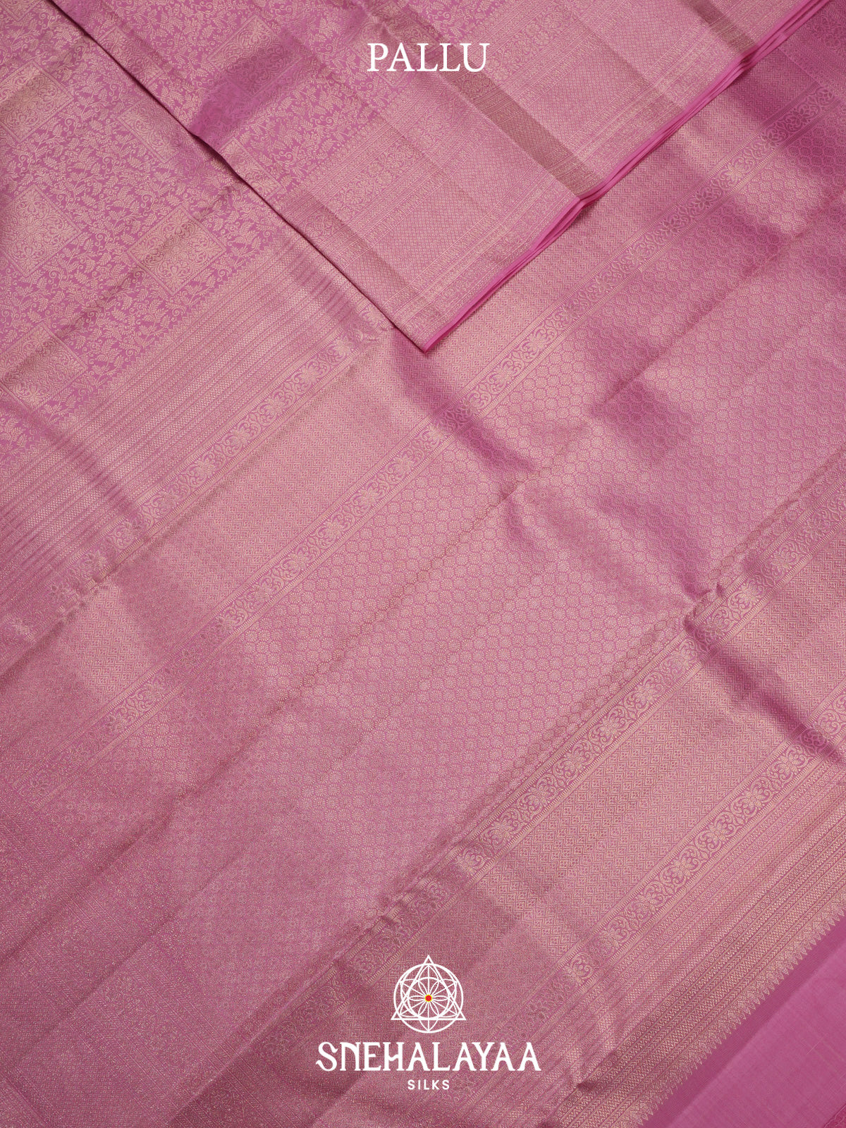 Baby Pink Kanjivaram Silk Saree