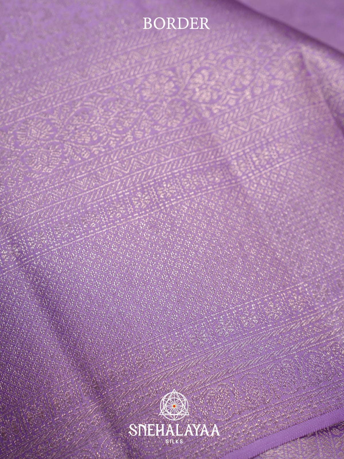 Lilac Kanjivaram Silk Saree