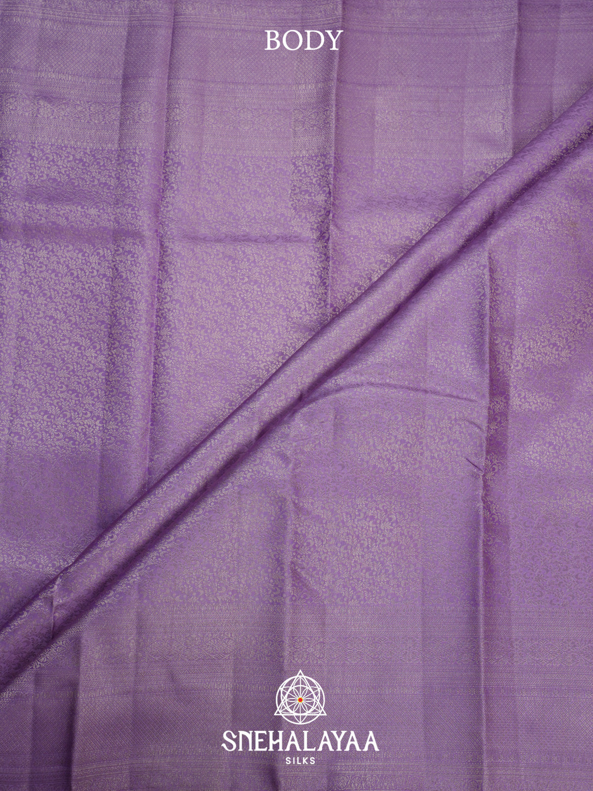 Lilac Kanjivaram Silk Saree