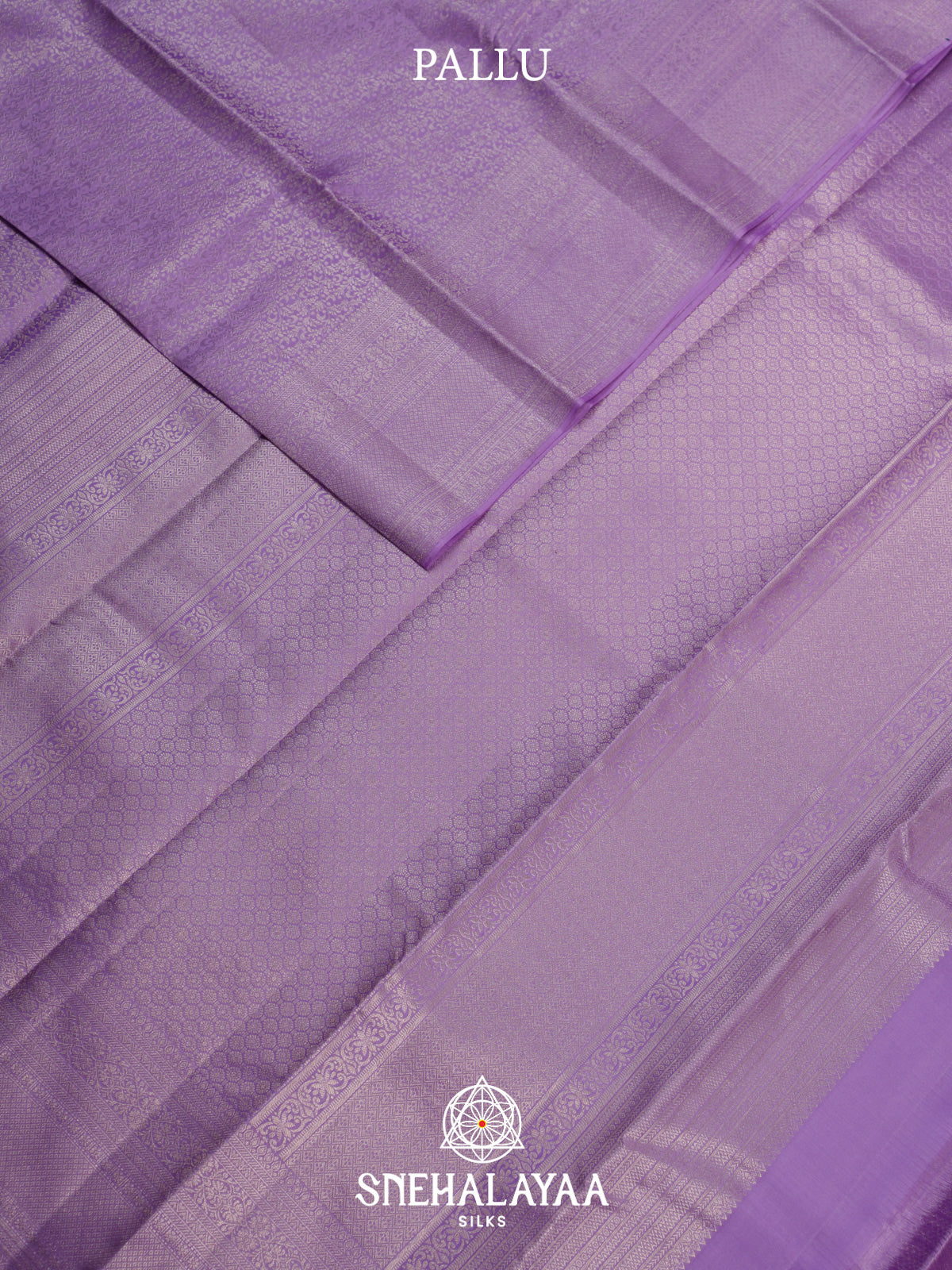 Lilac Kanjivaram Silk Saree