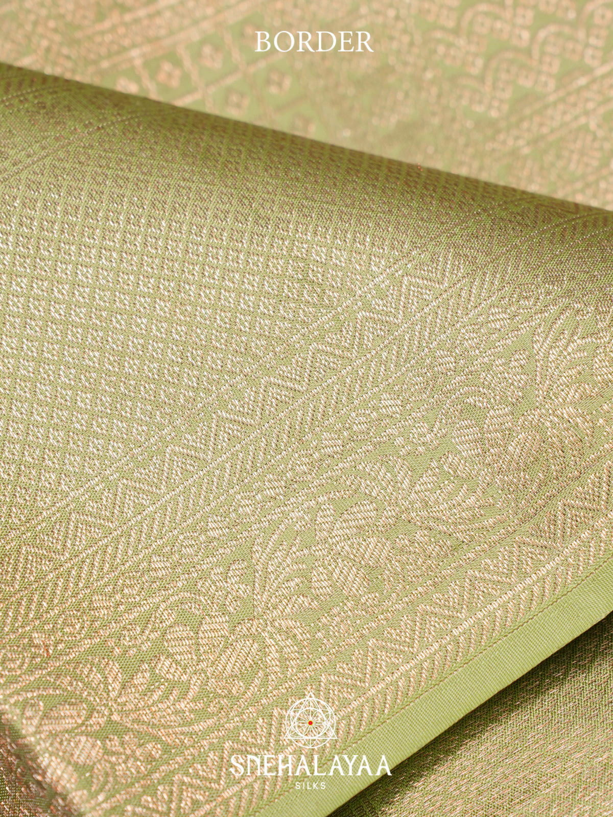 Pista Green Kanjivaram Silk Saree
