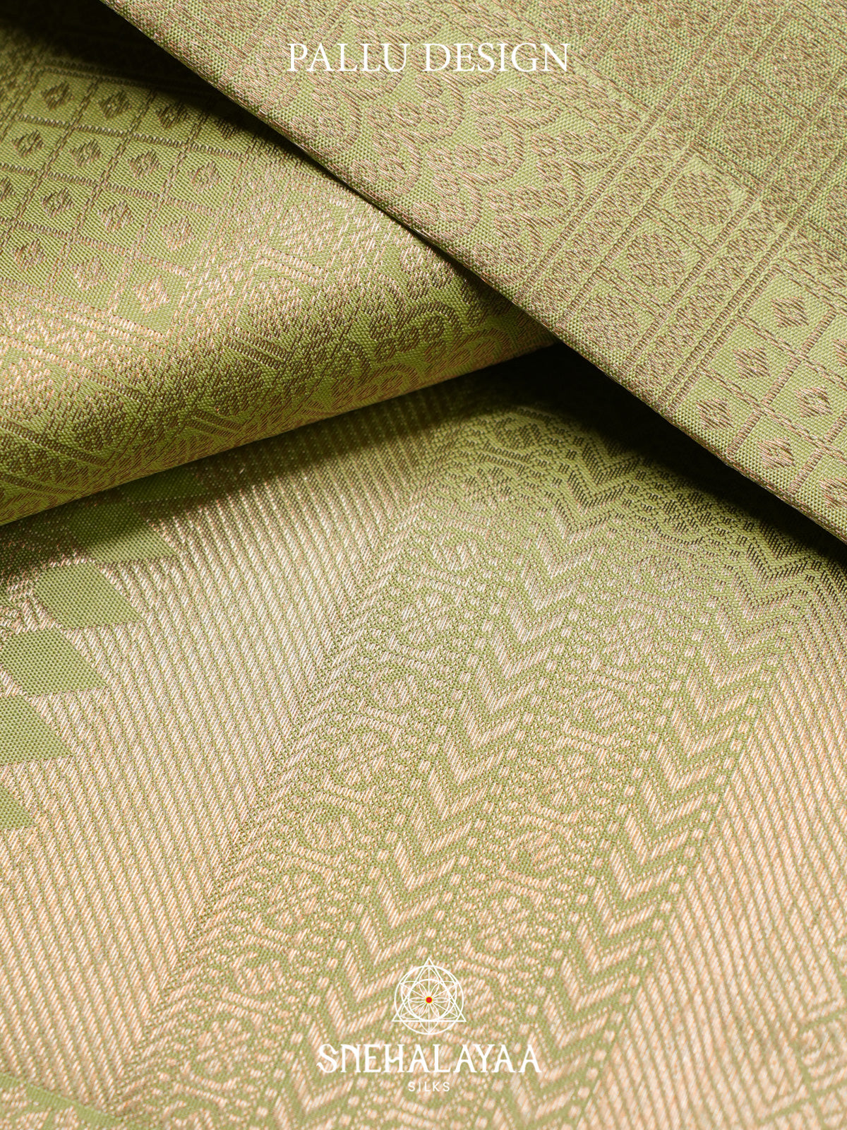 Pista Green Kanjivaram Silk Saree
