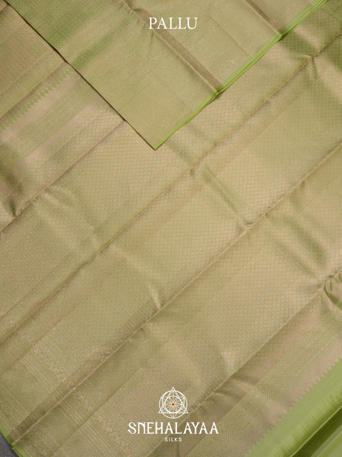 Pista Green Kanjivaram Silk Saree