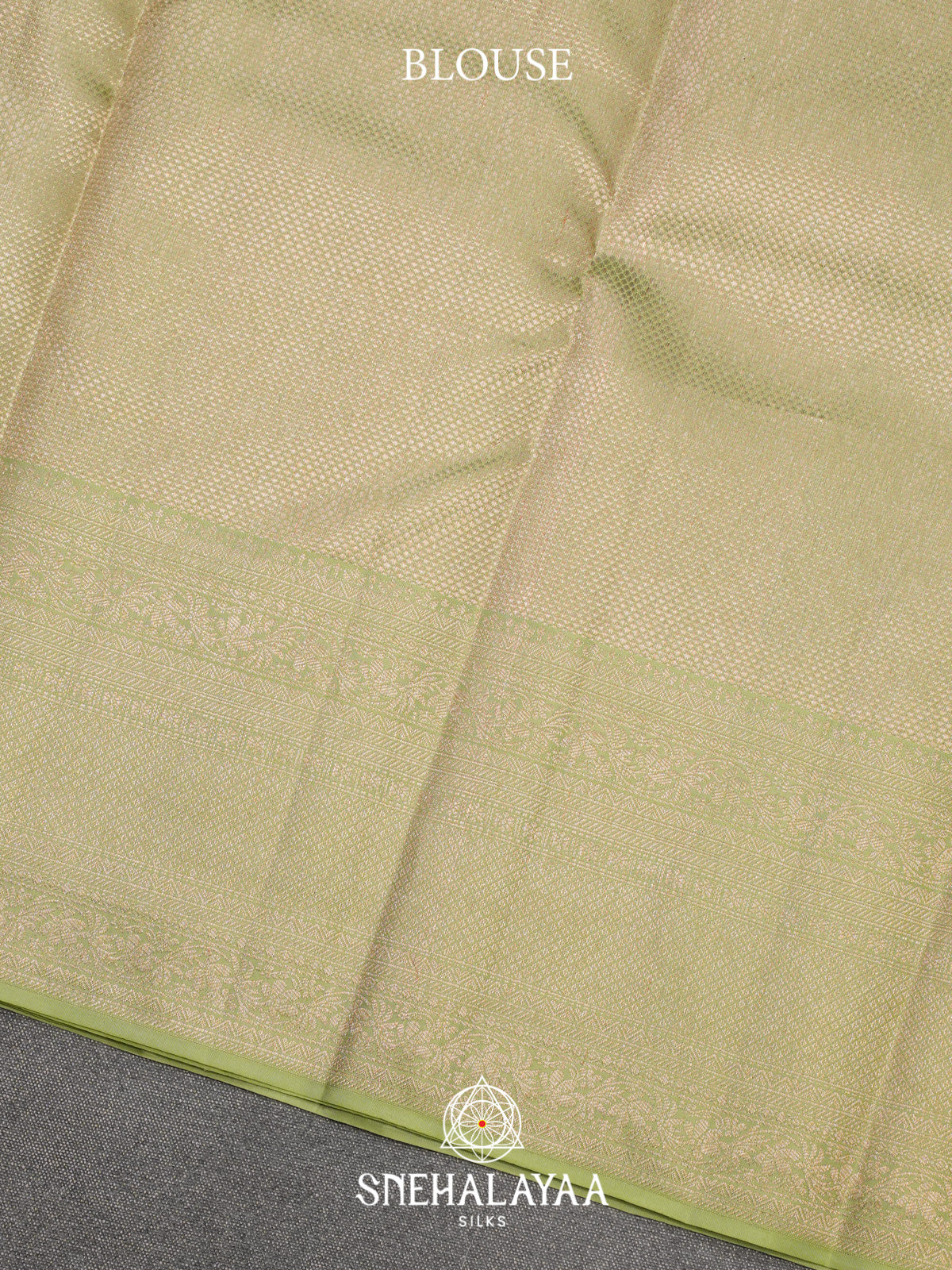 Pista Green Kanjivaram Silk Saree