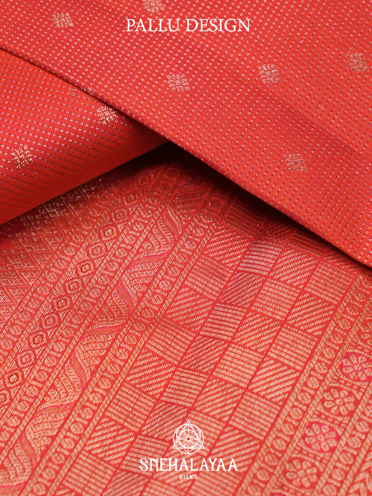 Orange Kanjivaram Silk Saree