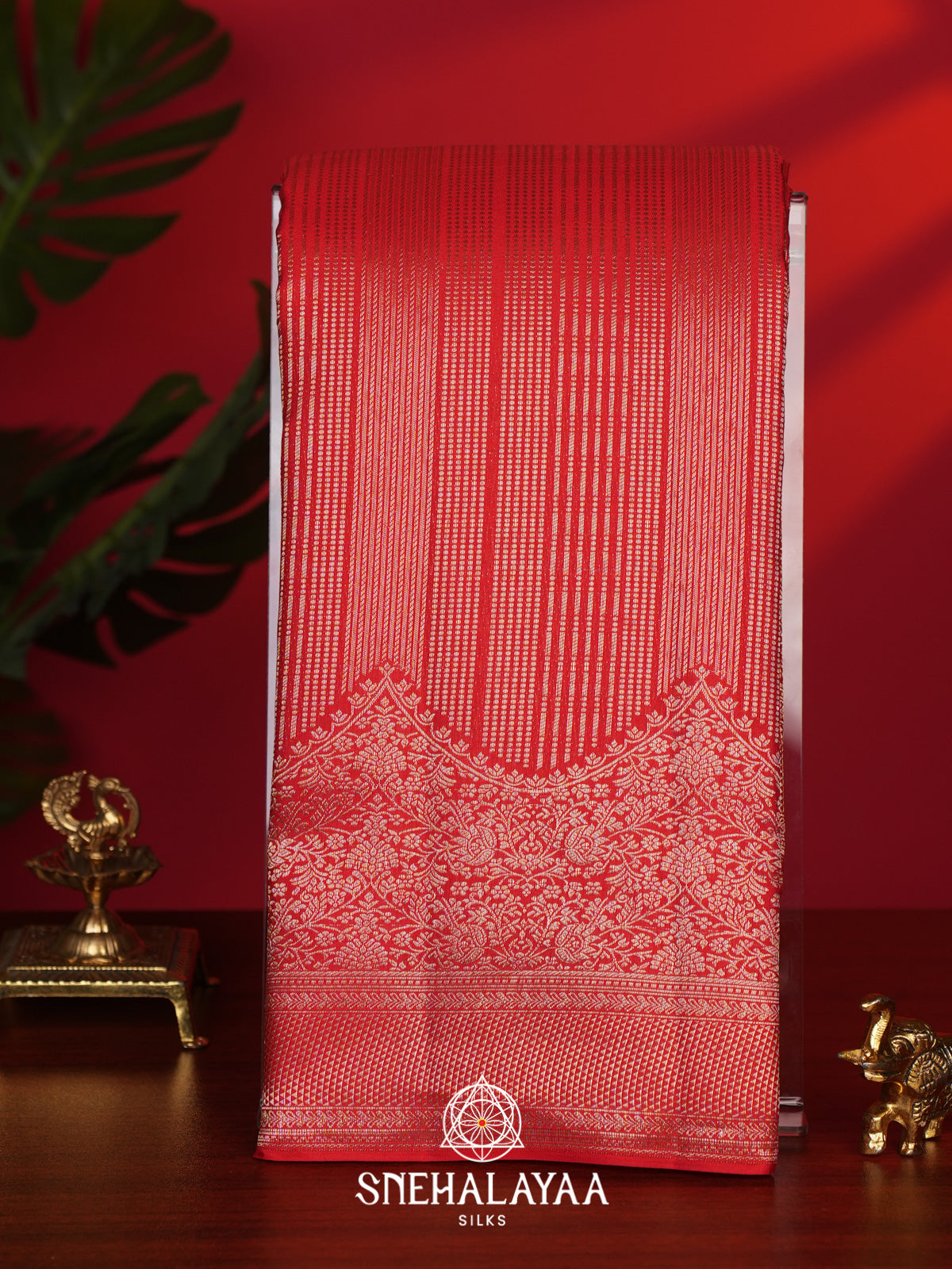 Red Kanjivaram Silk Saree