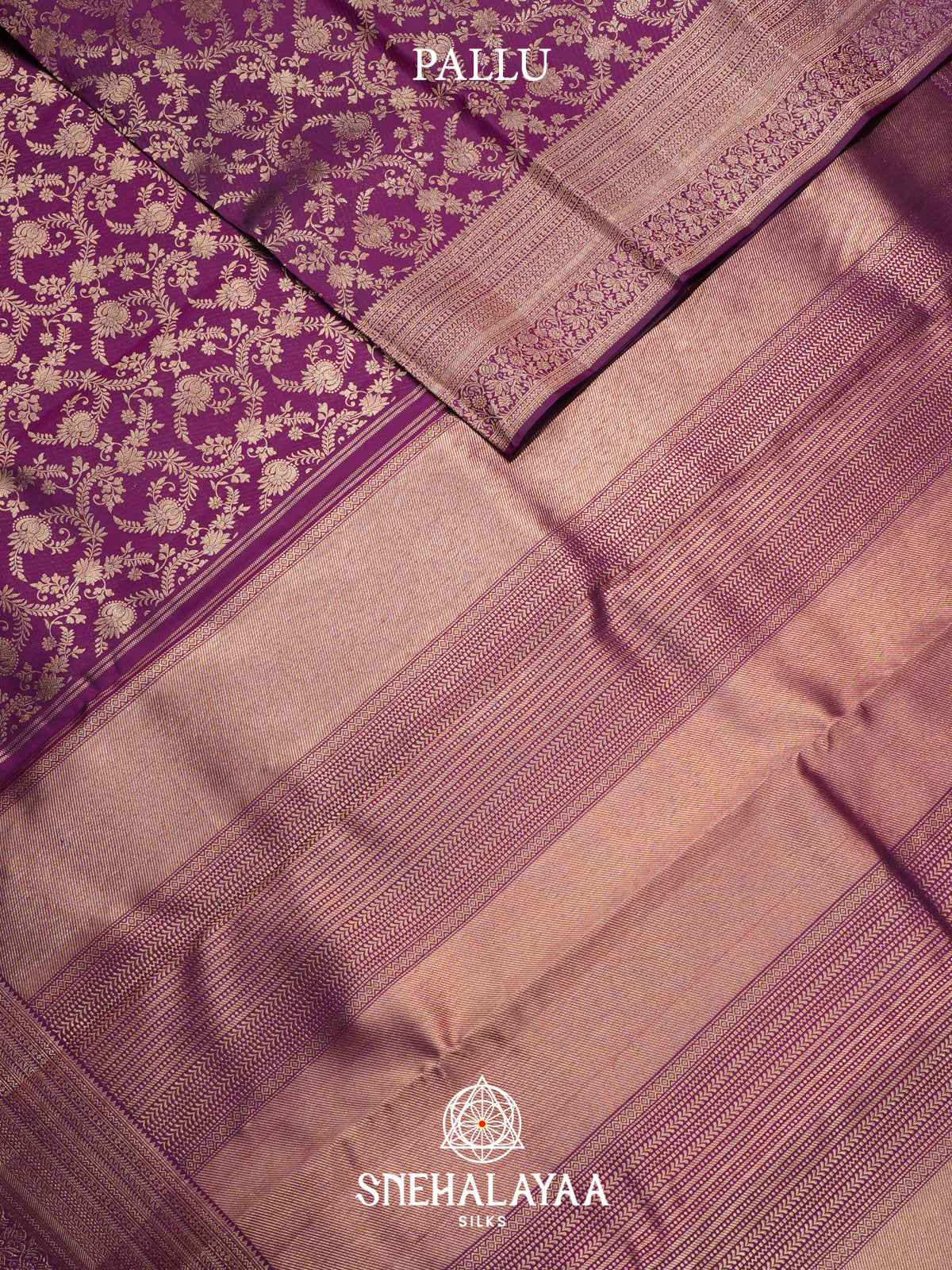 Magenta Kanjivaram Silk Saree