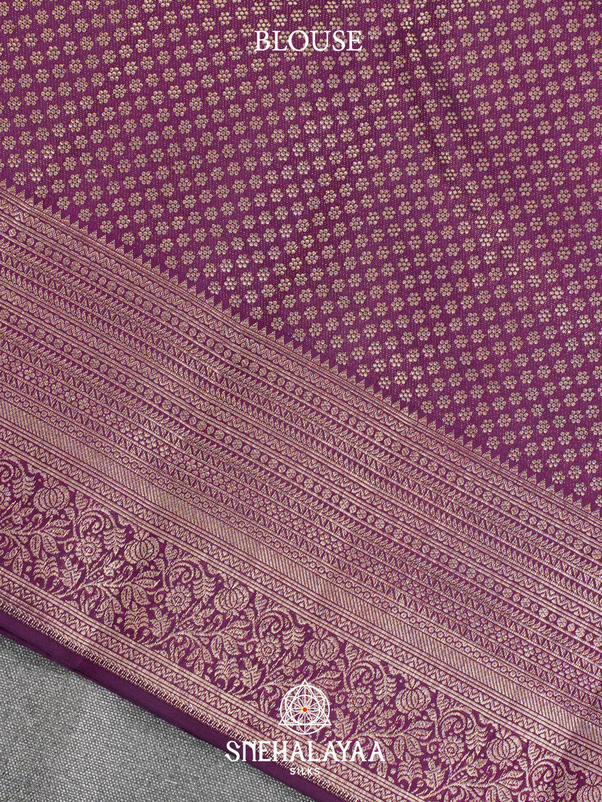 Magenta Kanjivaram Silk Saree