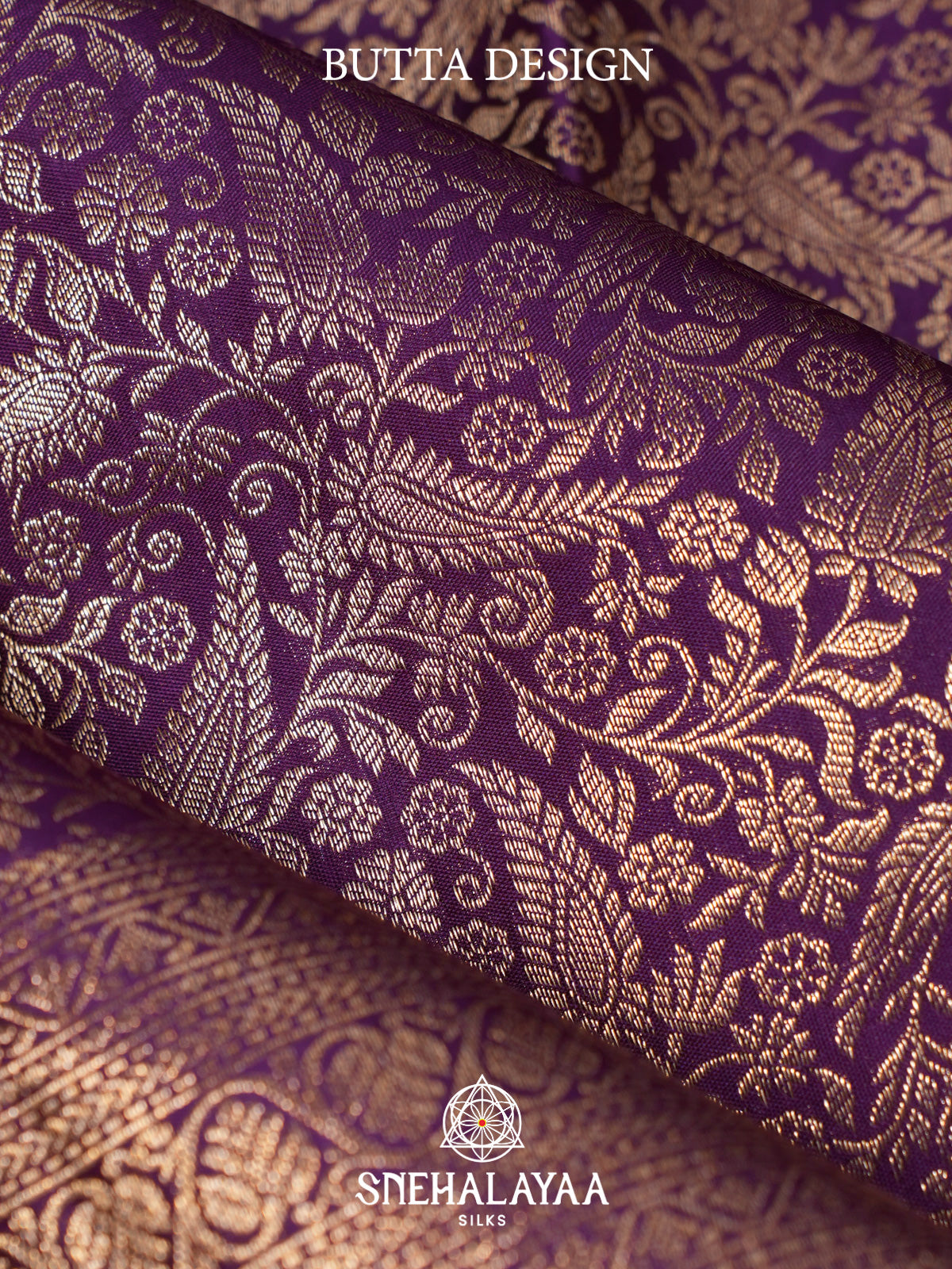 Purple Kanjivaram Silk Saree