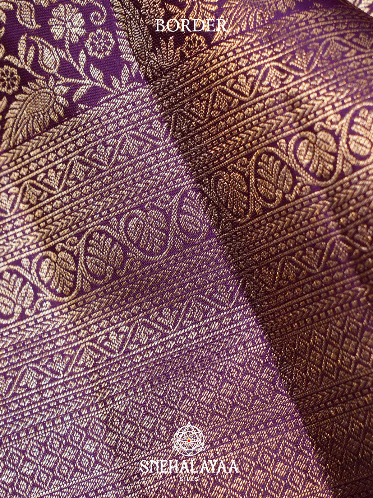 Purple Kanjivaram Silk Saree