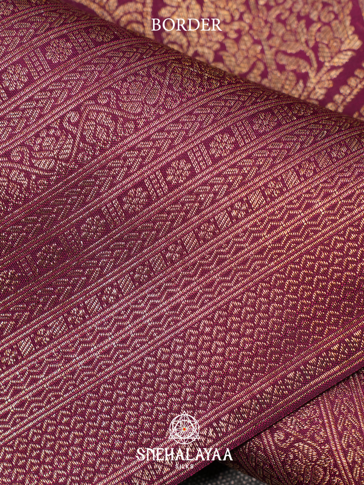 Magenta Kanjivaram Silk Saree