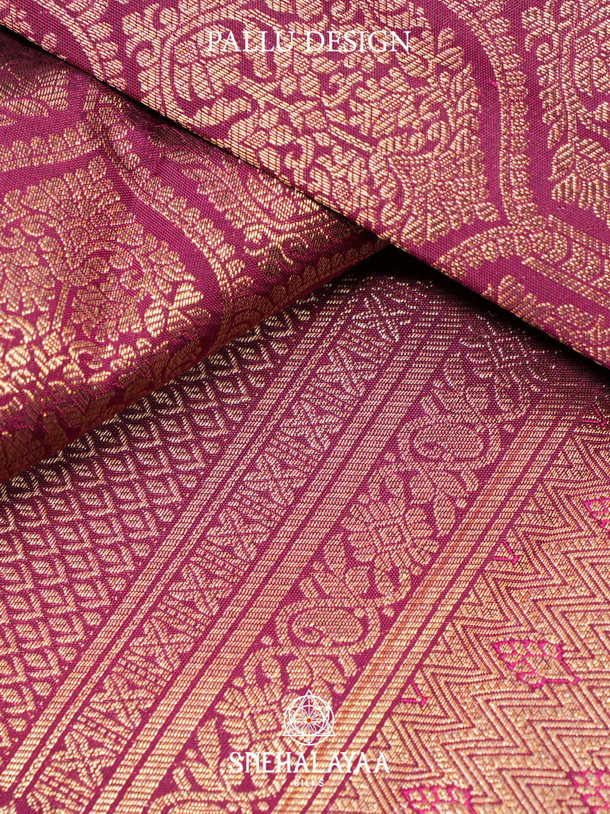 Magenta Kanjivaram Silk Saree