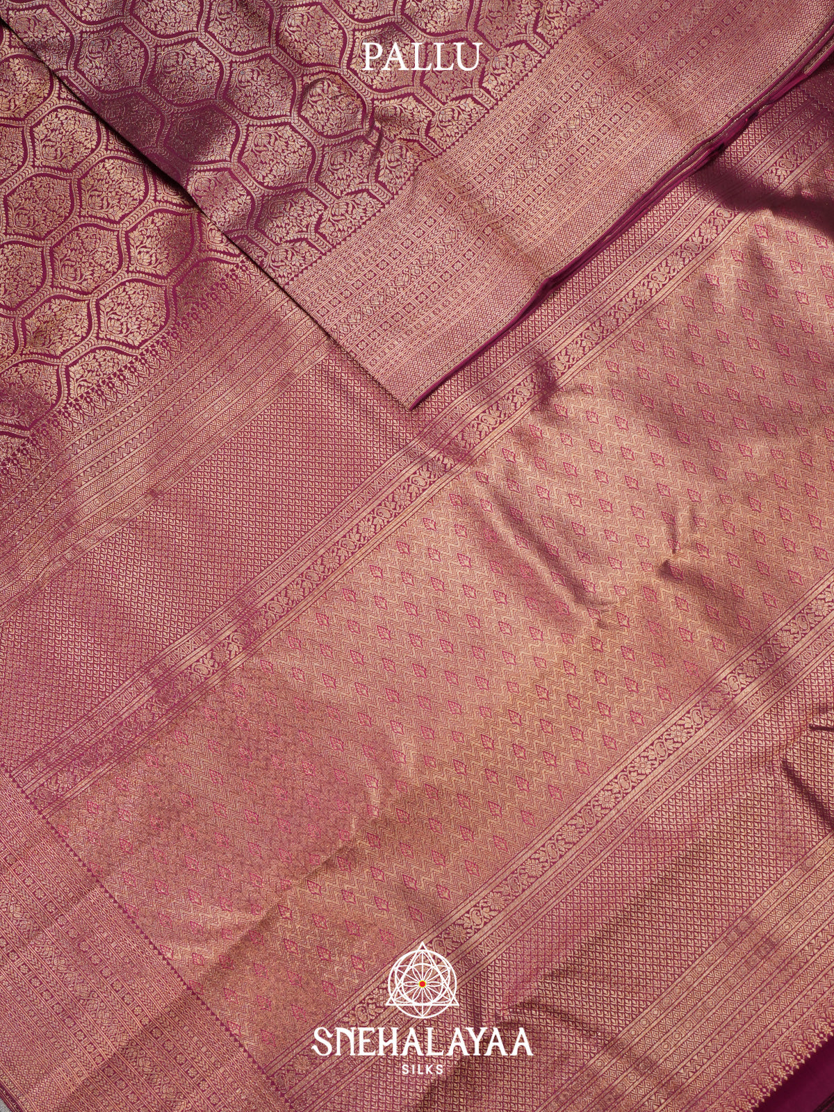 Magenta Kanjivaram Silk Saree