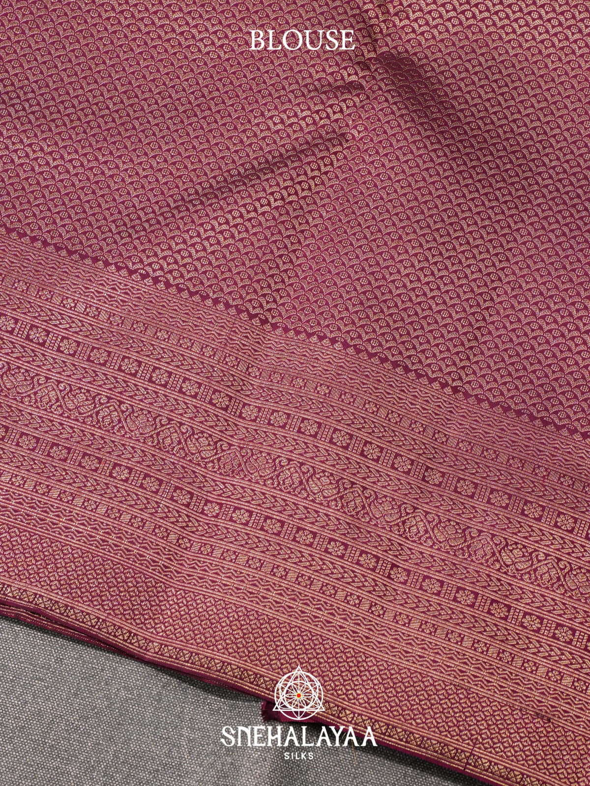 Magenta Kanjivaram Silk Saree