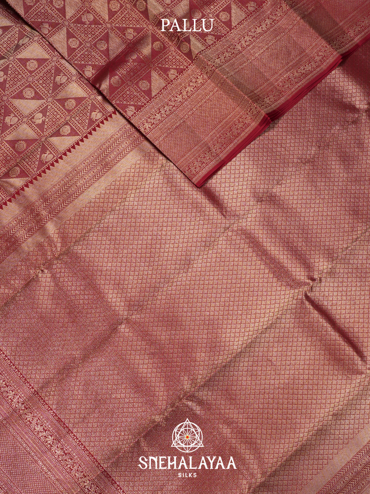 Maroon Kanjivaram Silk Saree