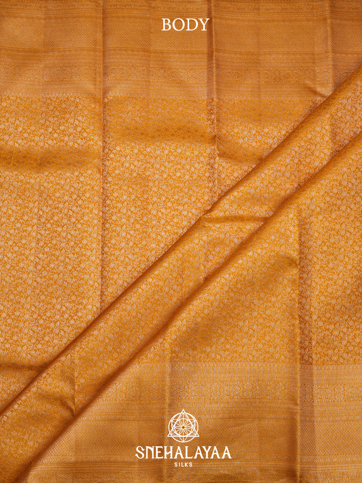 Yellow Kanjivaram Silk Saree