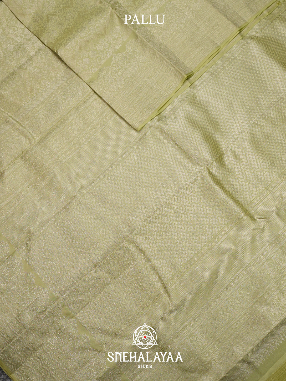 Pista Green Kanjivaram Silk Saree