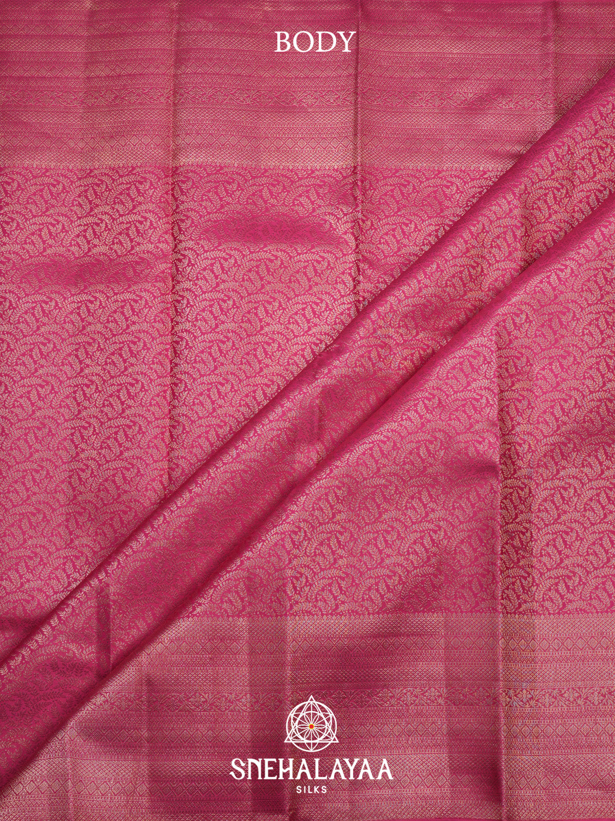 Pink Kanjivaram Silk Saree