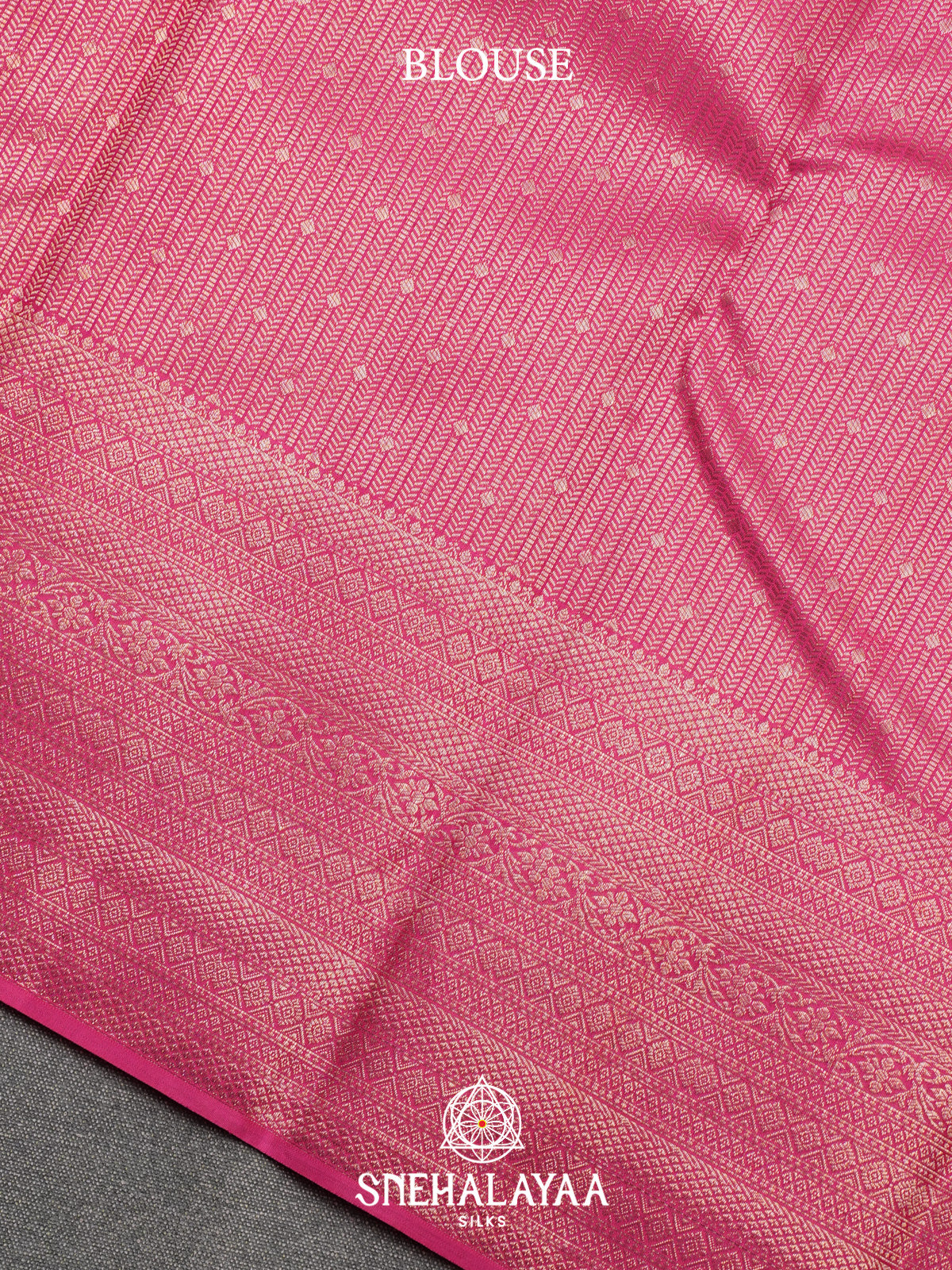 Pink Kanjivaram Silk Saree