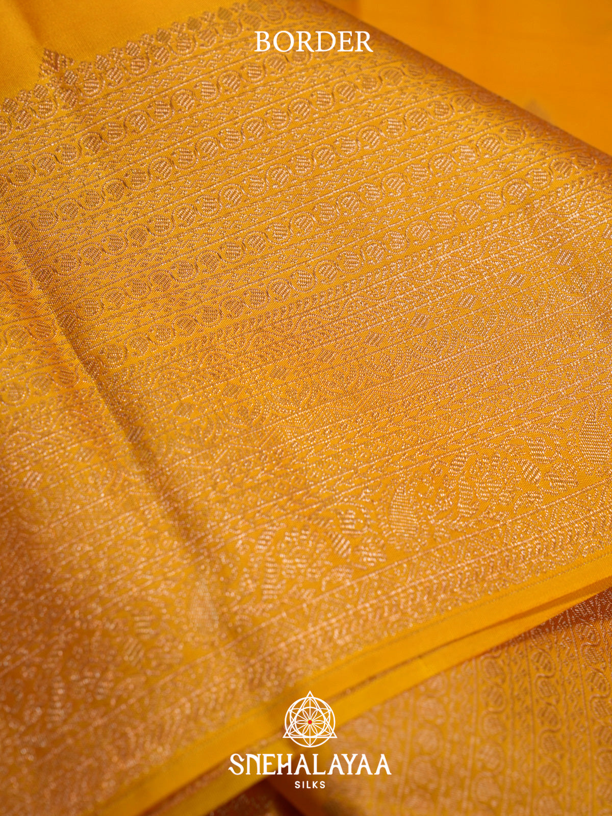 Mango Yellow Kanjivaram Silk Saree