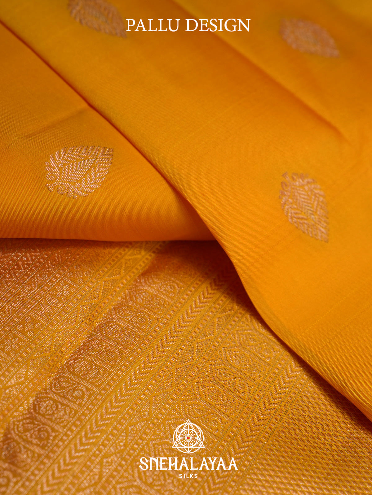 Mango Yellow Kanjivaram Silk Saree