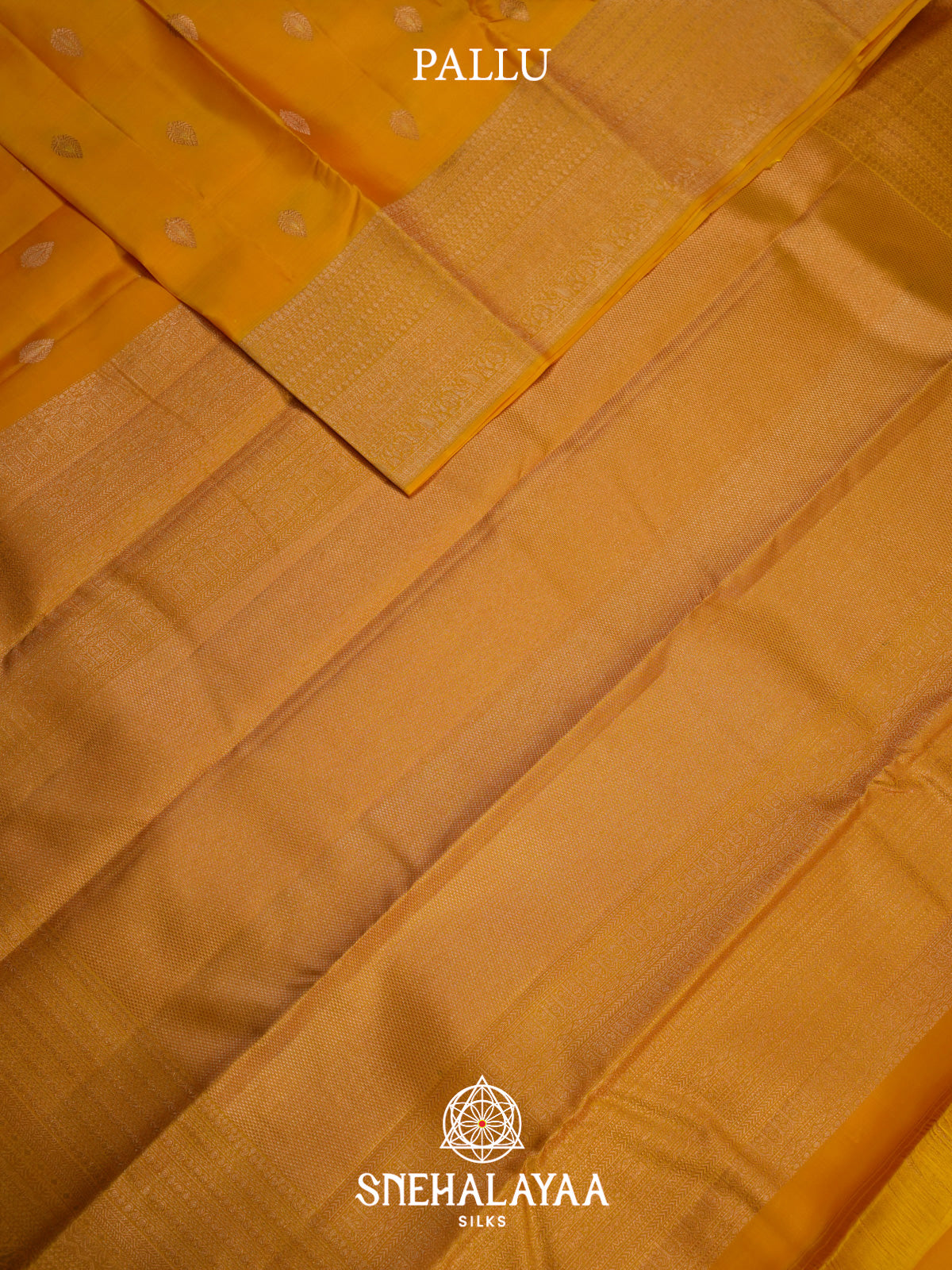 Mango Yellow Kanjivaram Silk Saree