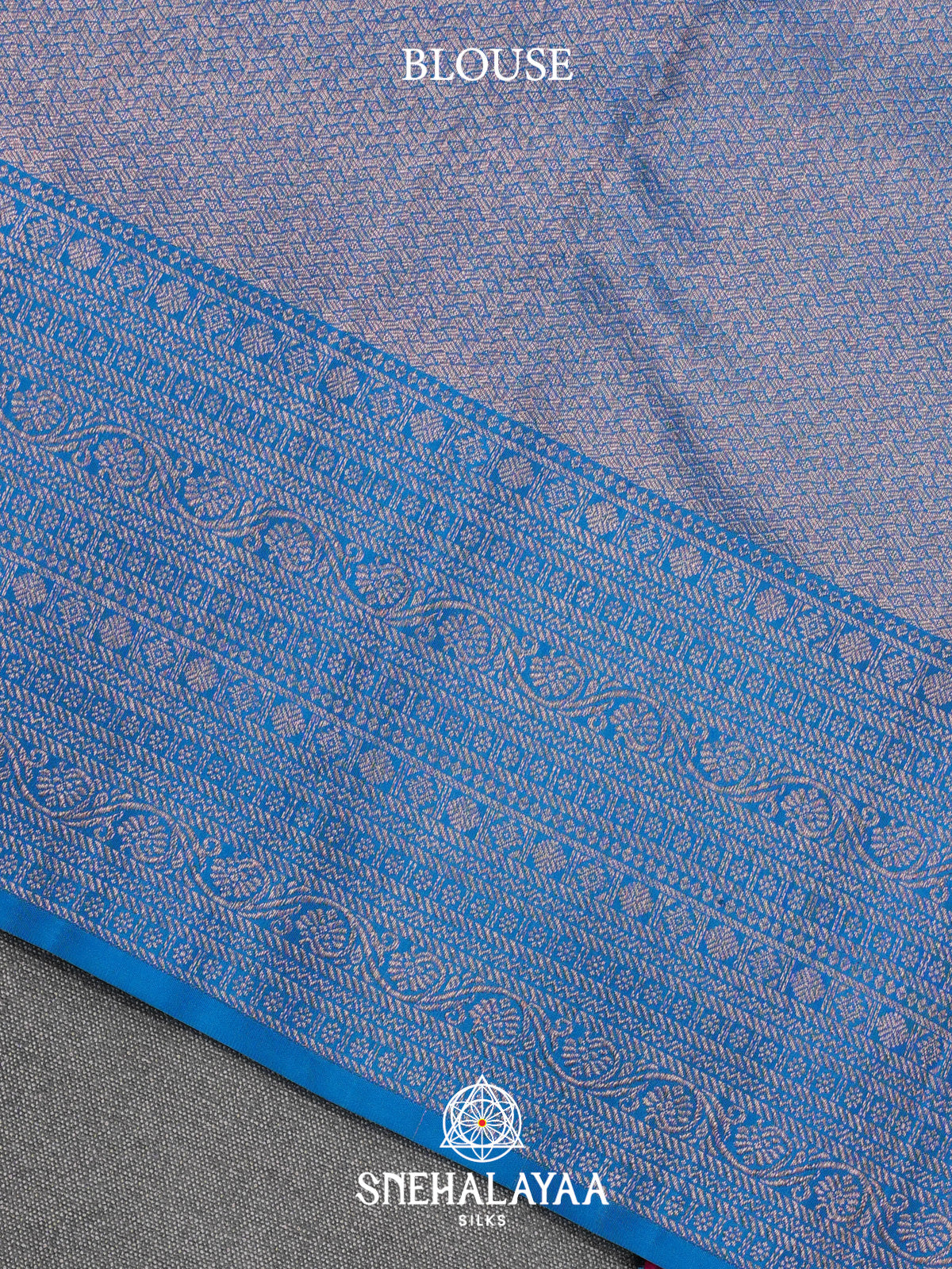 Blue Kanjivaram Silk Saree