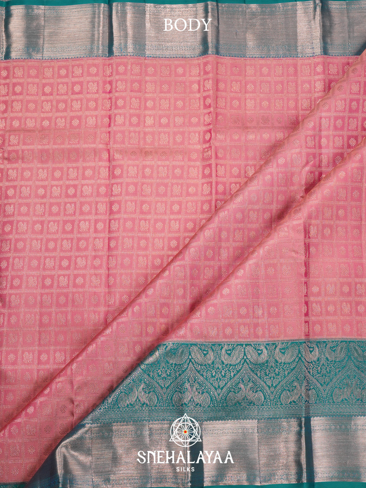 Mauve Pink Kanjivaram Silk Saree