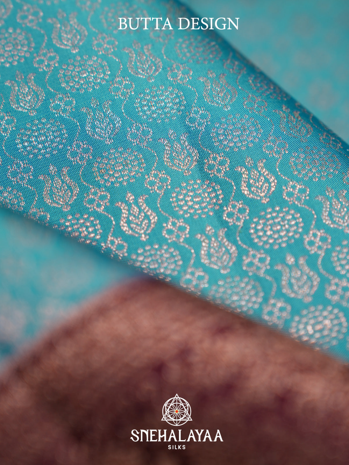 Teal Blue Kanjivaram Silk Saree