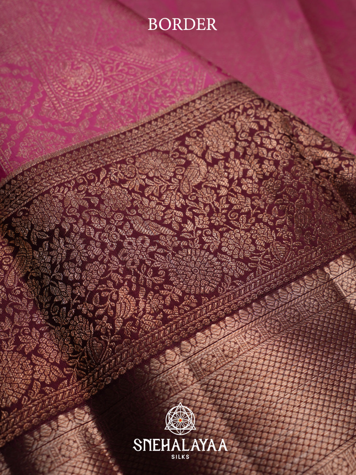 Magenta Kanjivaram Silk Saree