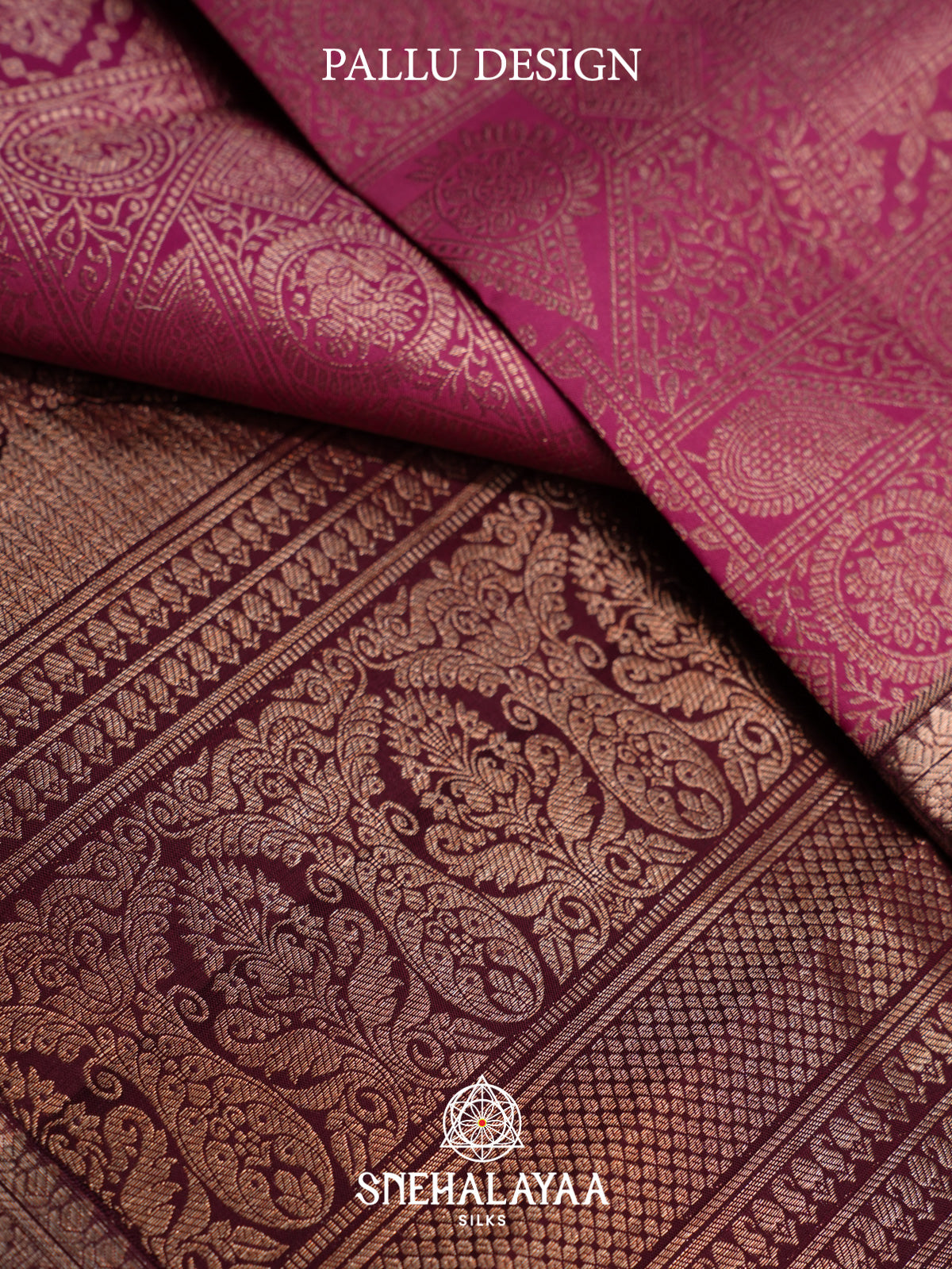 Magenta Kanjivaram Silk Saree