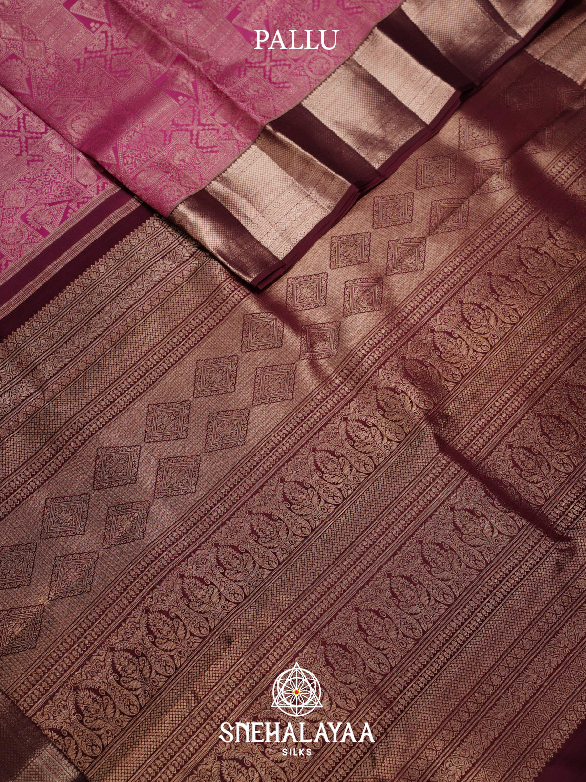 Magenta Kanjivaram Silk Saree