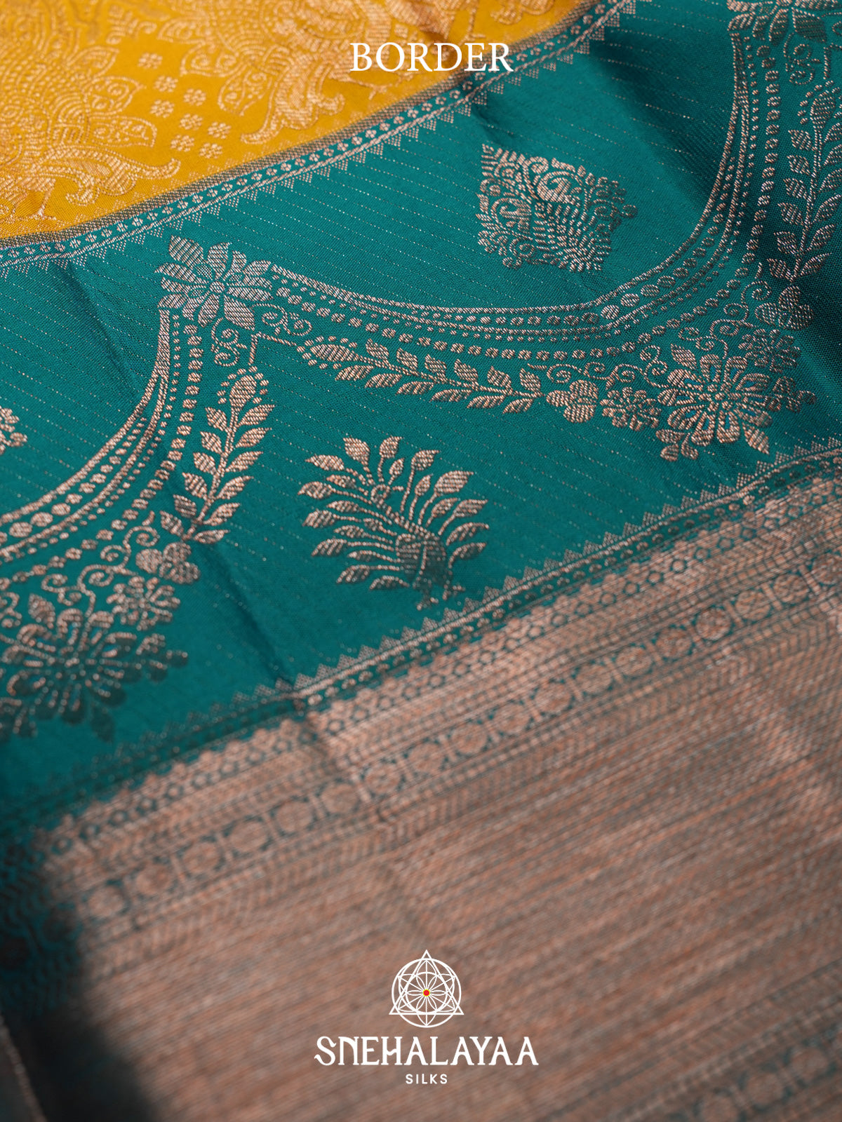Yellow Kanjivaram Silk Saree