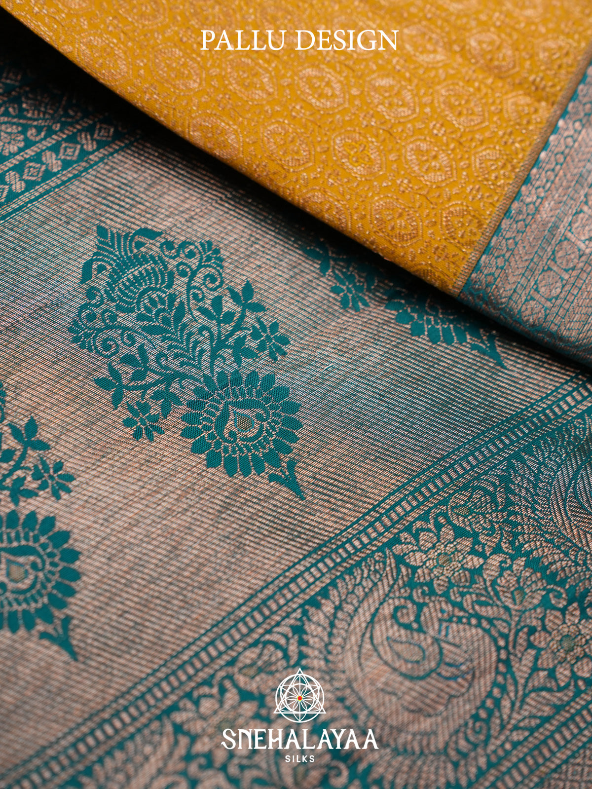 Yellow Kanjivaram Silk Saree