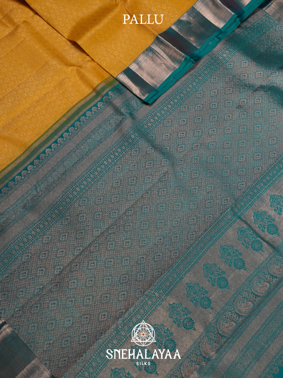 Yellow Kanjivaram Silk Saree
