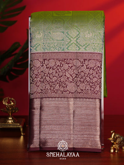 Green Kanjivaram Silk Saree