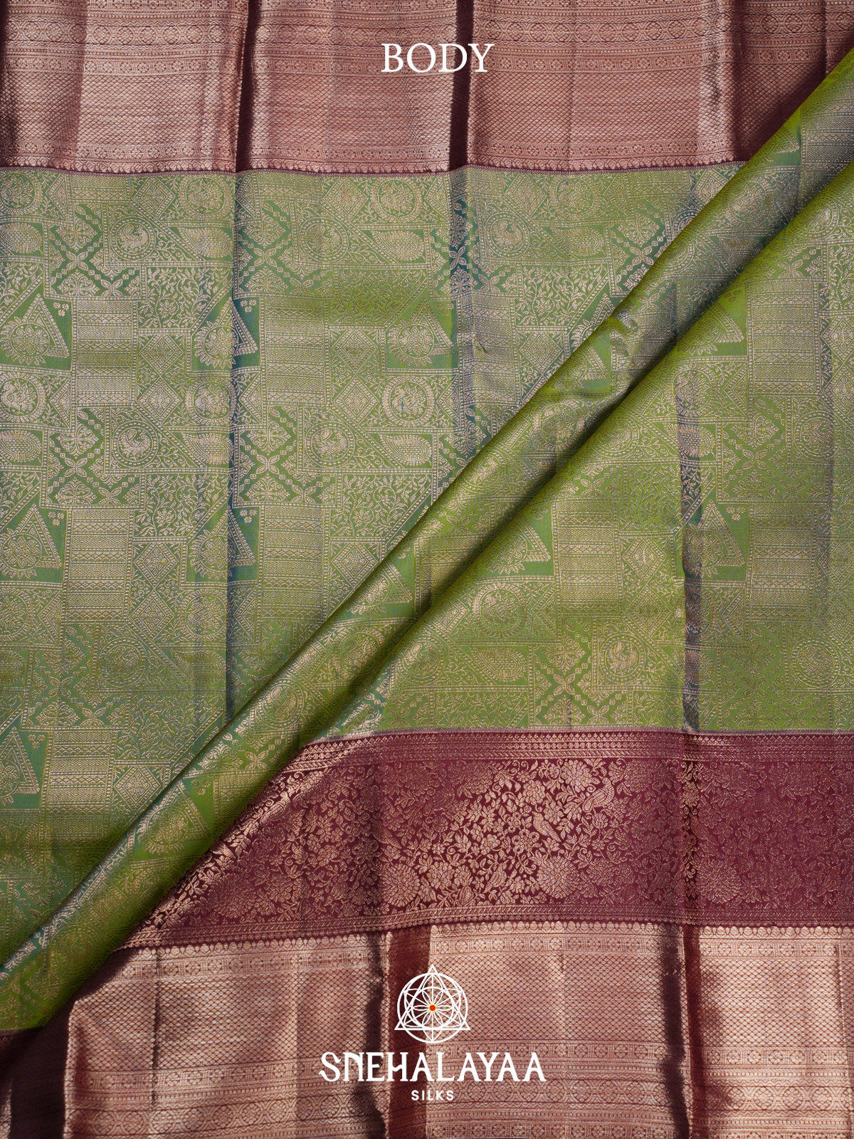 Green Kanjivaram Silk Saree