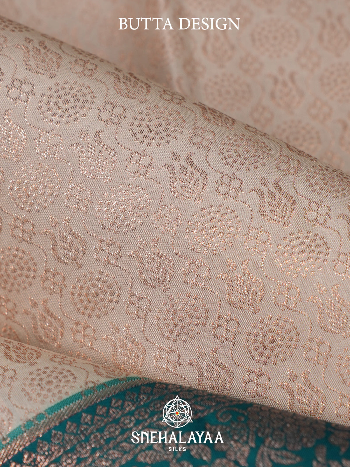 Beige Kanjivaram Silk Saree