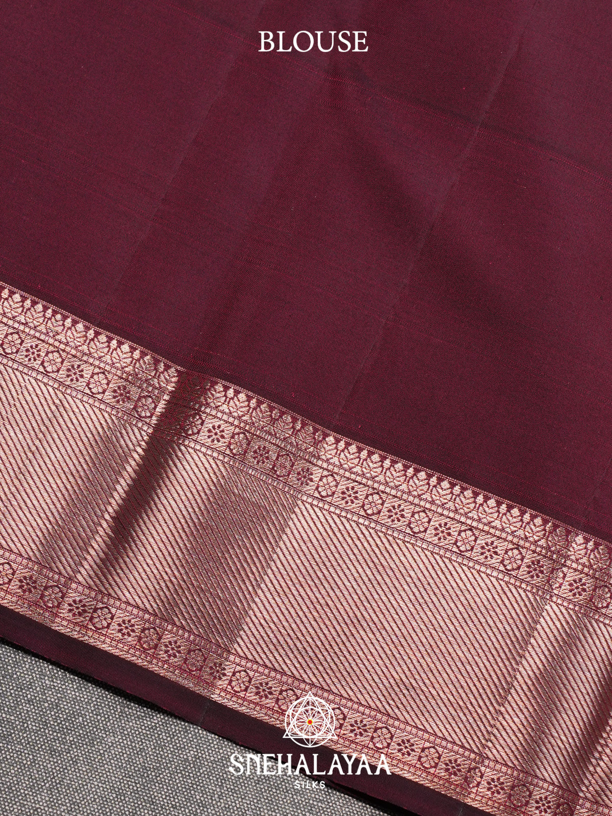 Peacock Blue Kanjivaram Silk Saree