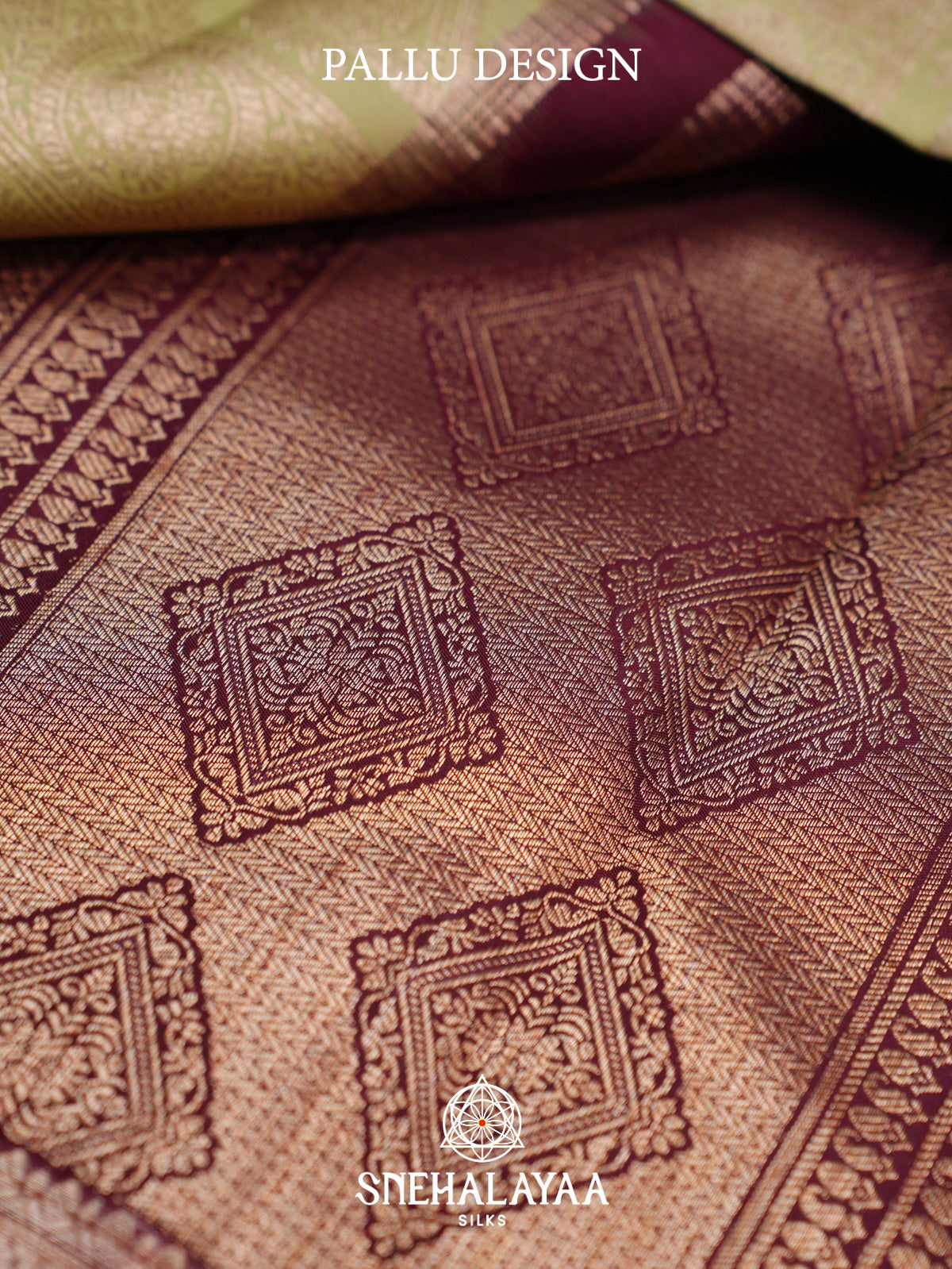 Moss Green Kanjivaram Silk Saree