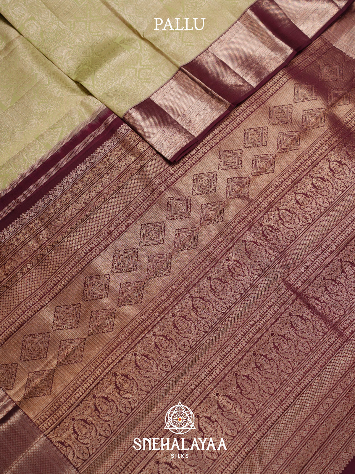 Moss Green Kanjivaram Silk Saree