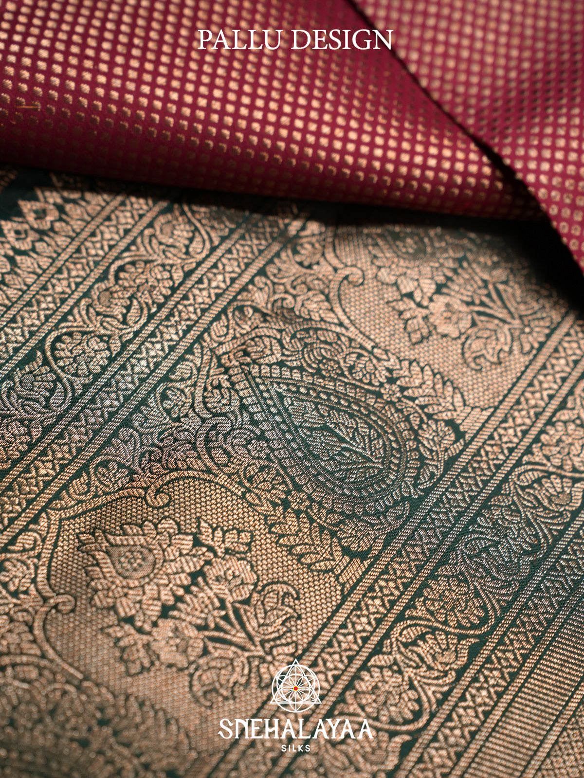 Maroon Kanjivaram Silk Saree