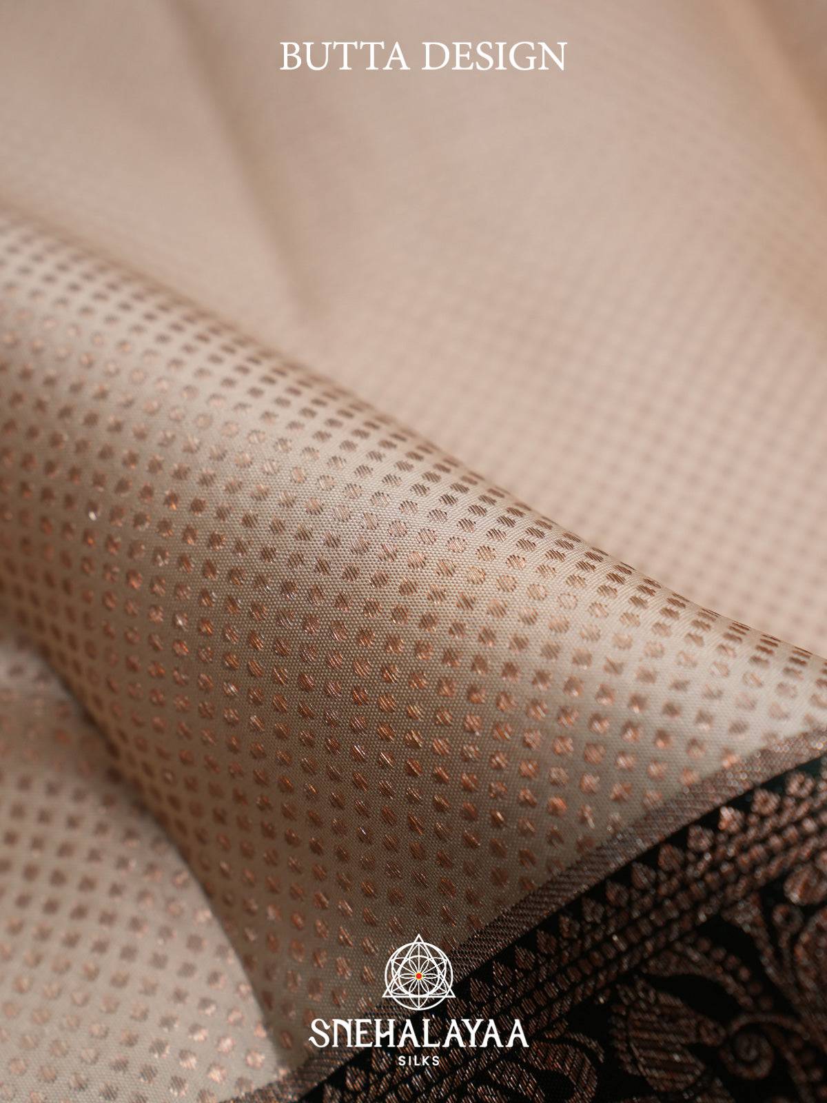 Beige Kanjivaram Silk Saree