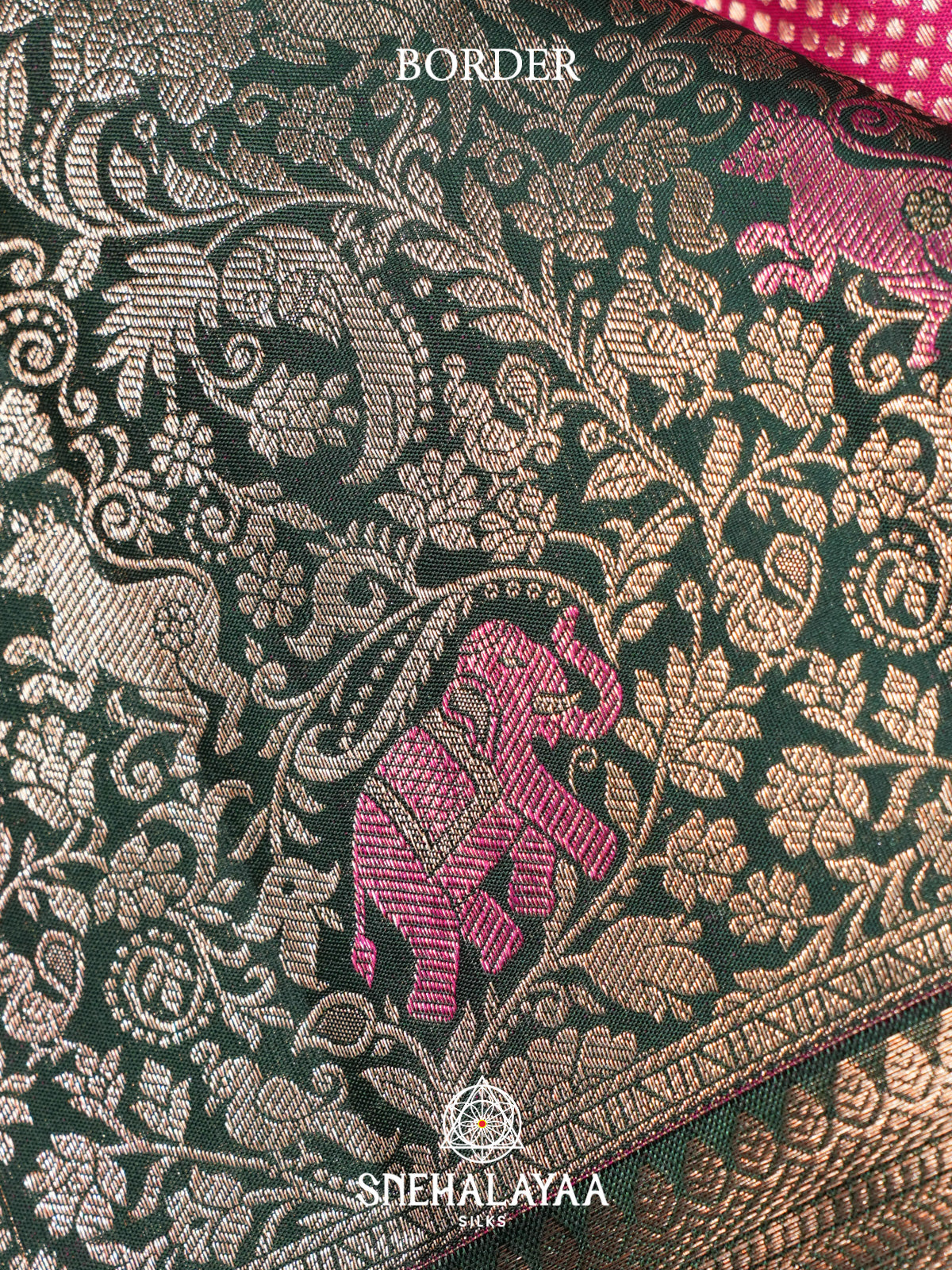Pink Kanjivaram Silk Saree
