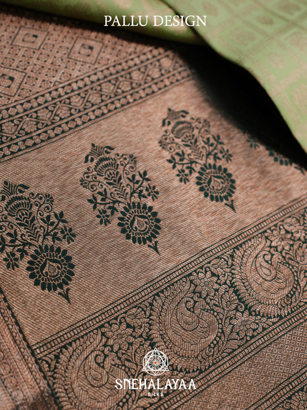 Pista Green Kanjivaram Silk Saree
