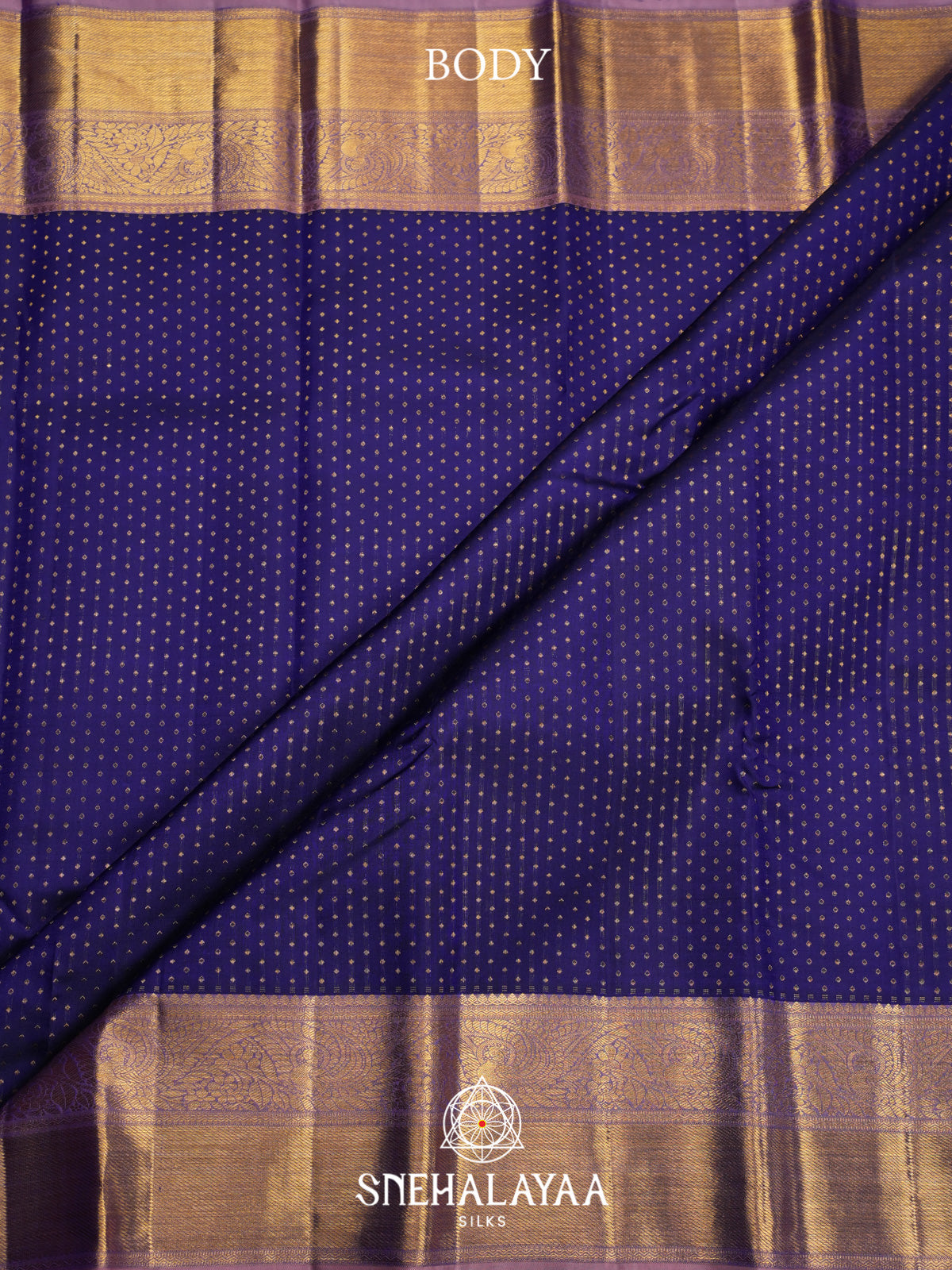 Purple Kanjivaram Silk Saree