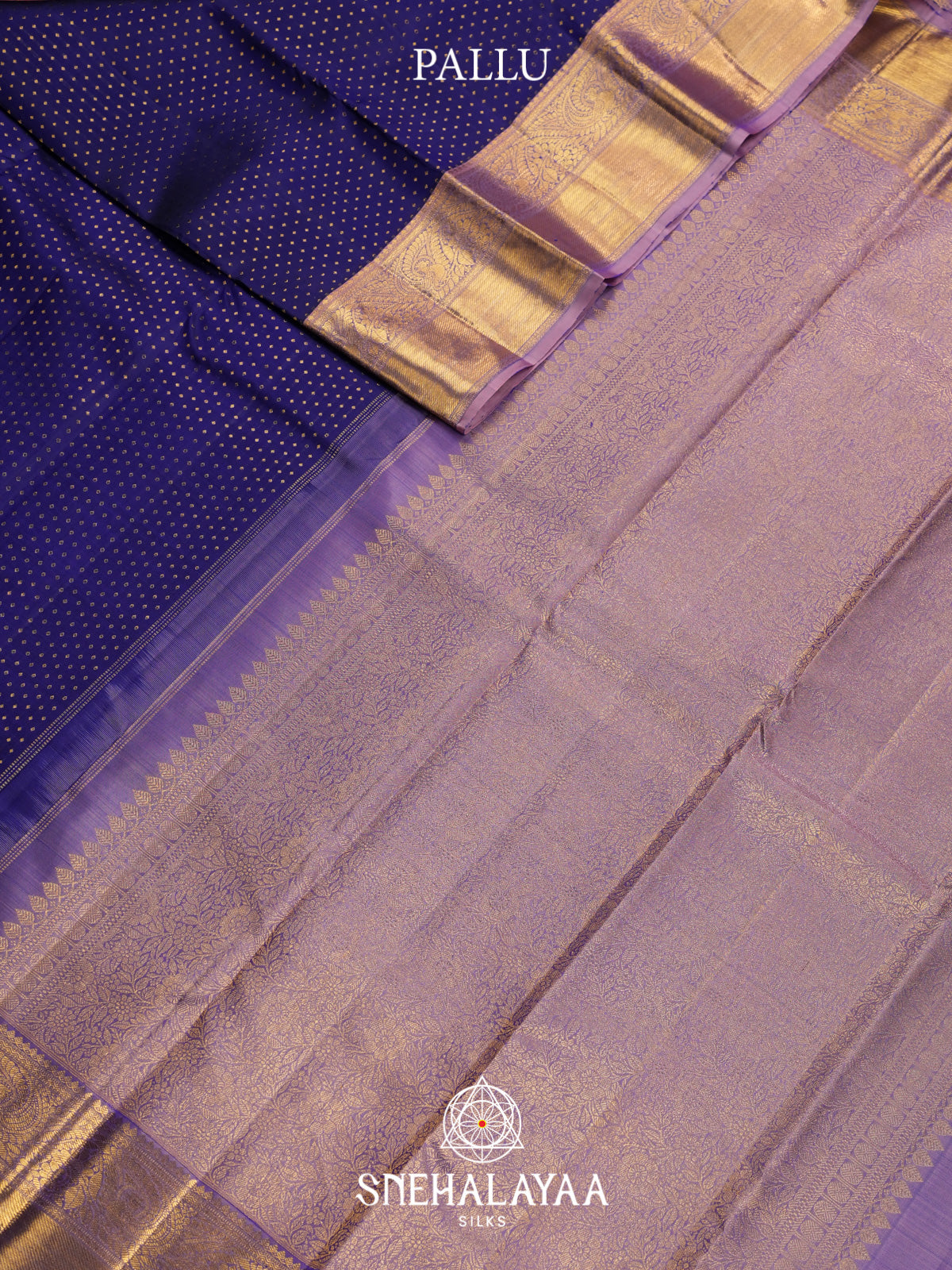 Purple Kanjivaram Silk Saree