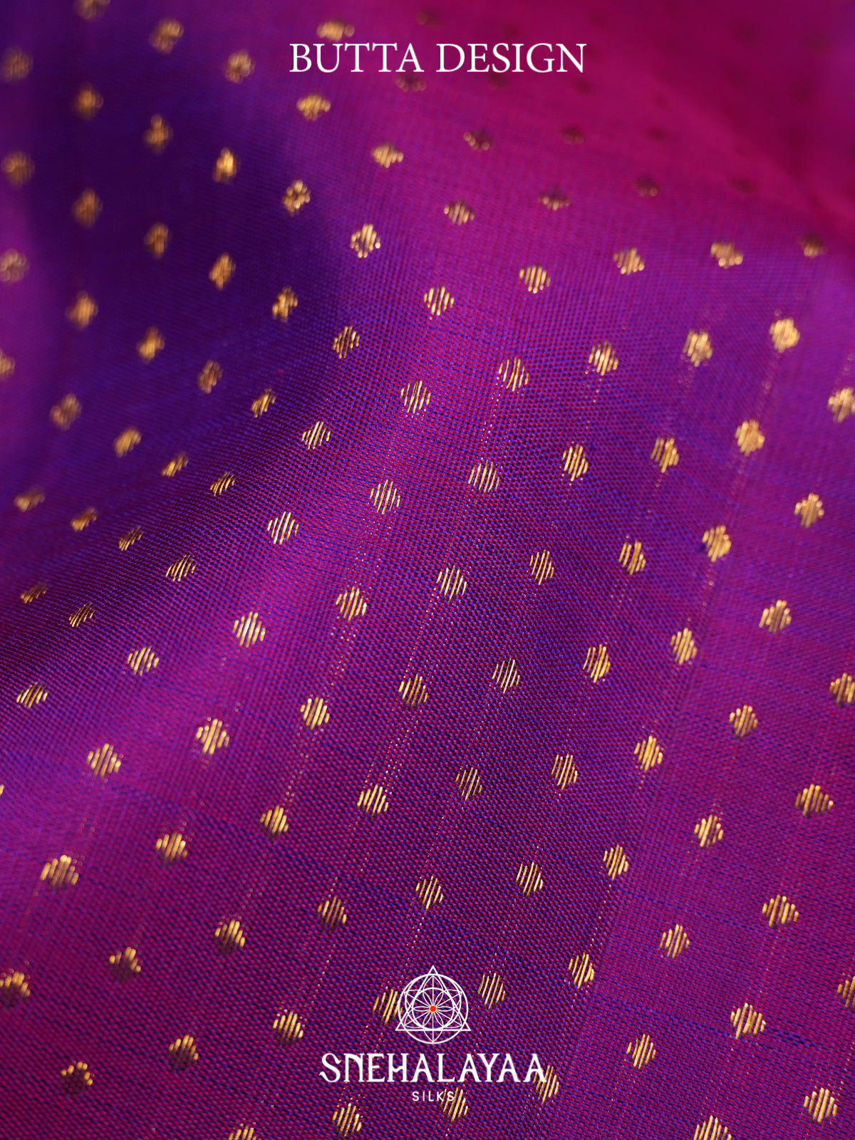 Meganta Purple Kanjivaram Silk Saree