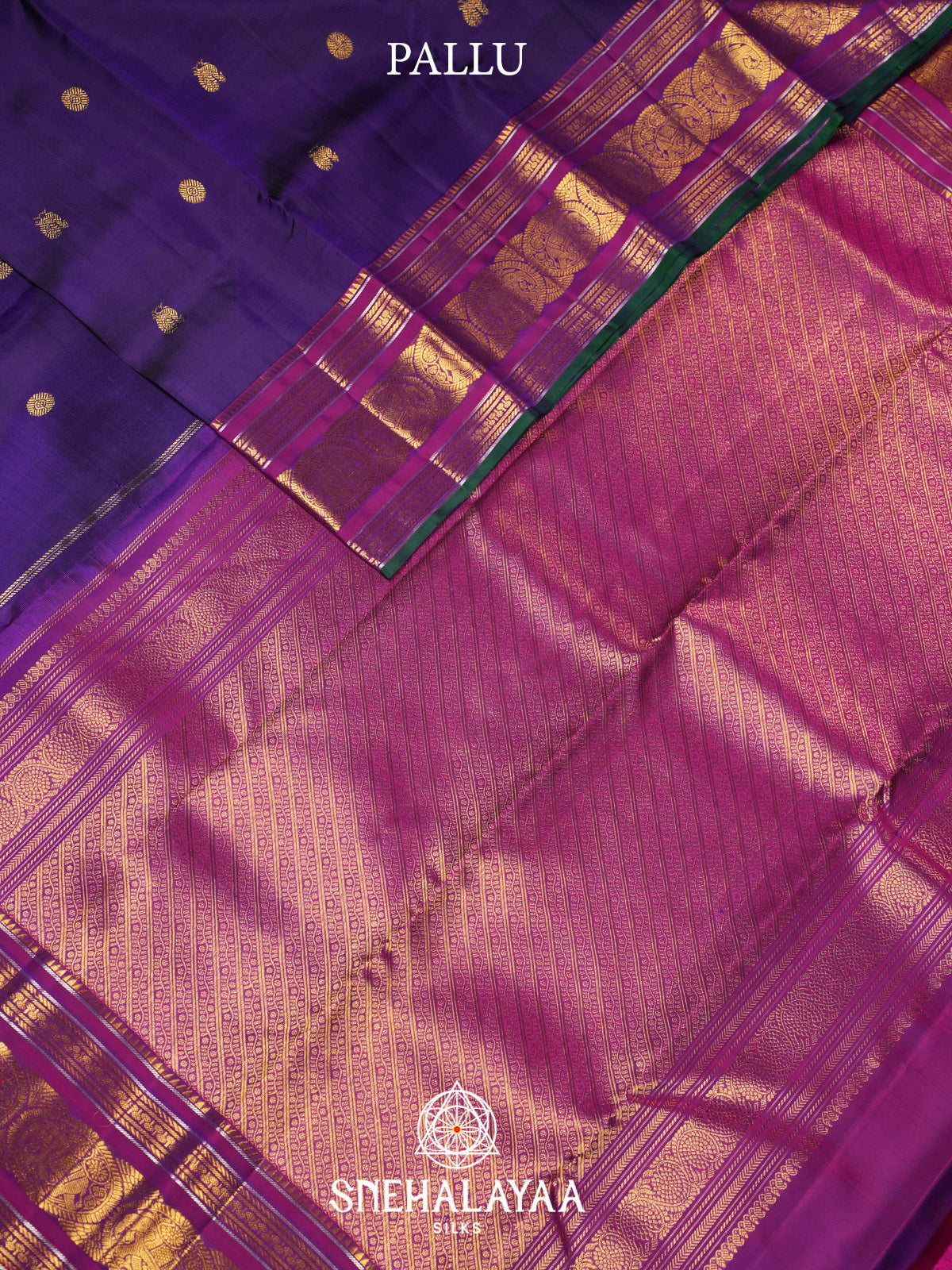 Purple Kanjivaram Silk Saree
