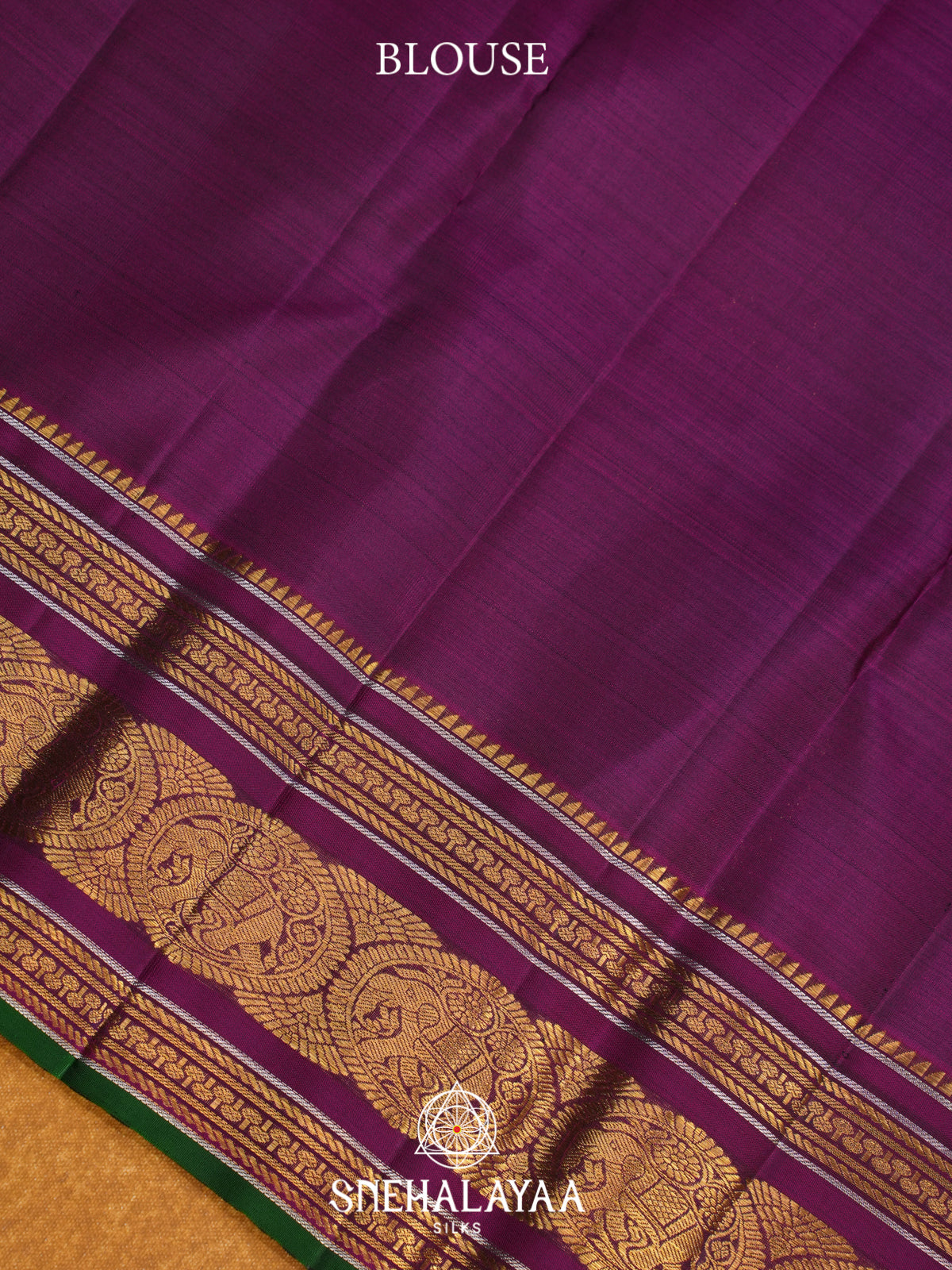 Forest Green Kanjivaram Silk Saree